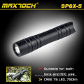 Maxtoch SP6X-5 CREE XML T6 alumínio Mini pequena lanterna